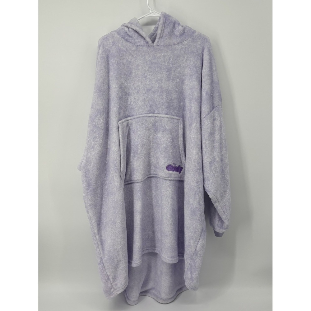 THE COMFY Original Oversized‎ Sherpa Wearable Hooded Blanket Purple